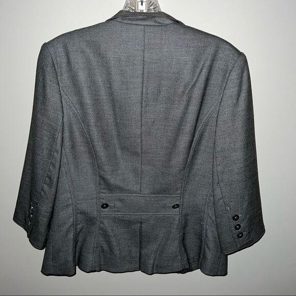 White House Black Market Lush Gray Modern Boot Cut Pants Suit - Picture 9 of 16